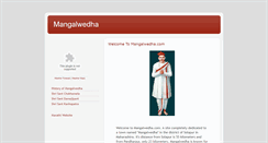 Desktop Screenshot of mangalwedha.com